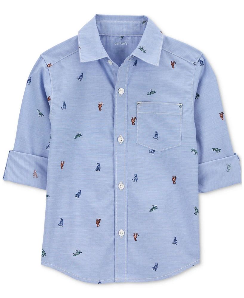 Carter's Toddler Boys Dino-Print Shirt