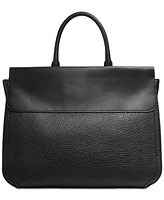 Donna Karan Oceanside Top Handle Leather Satchel