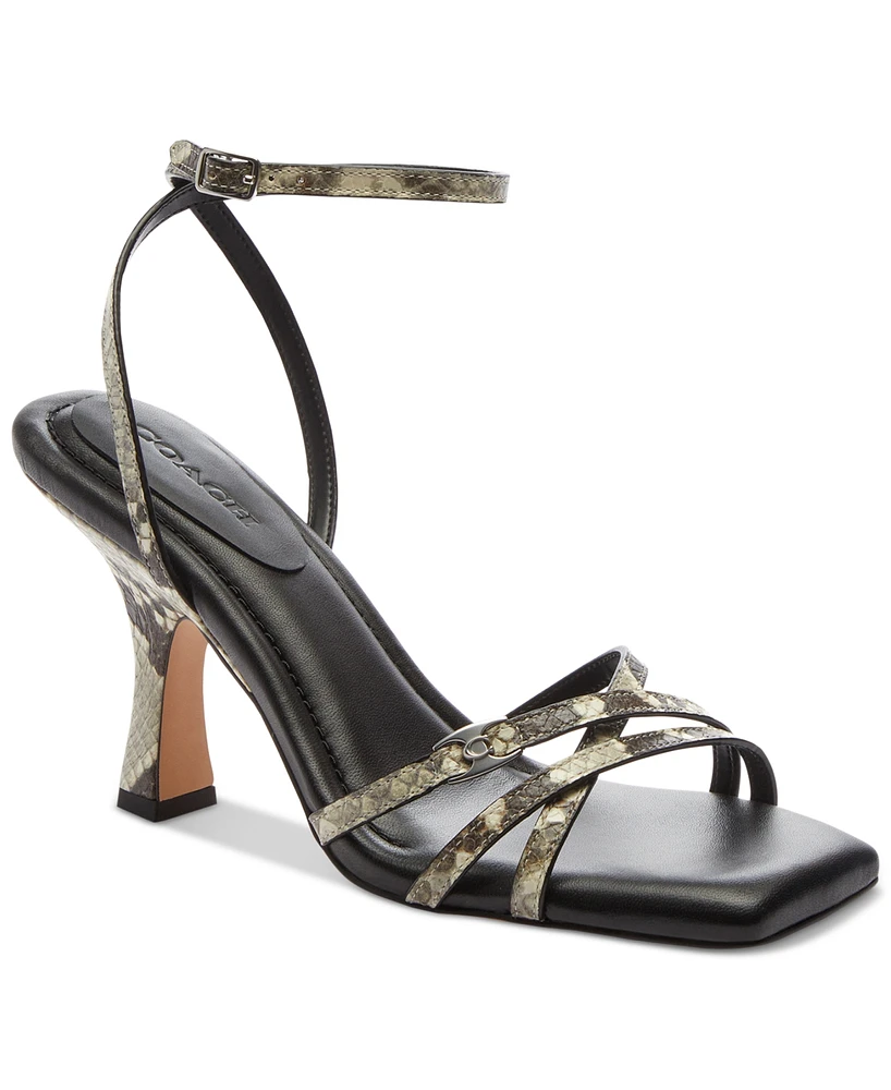 Coach Women's Kelsey Barely There High-Heel Dress Sandals