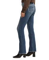 Silver Jeans Co. Women's Suki Mid Rise Curvy Fit Slim Bootcut