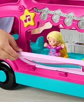 Fisher-Price Little People Barbie Little Dreamcamper Rv Playset with Music, Lights and 2 Figures - Multi