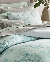 Charter Club Eucalyptus Garden 3-Pc. Duvet Cover Set, Full/Queen, Exclusively at Macy's