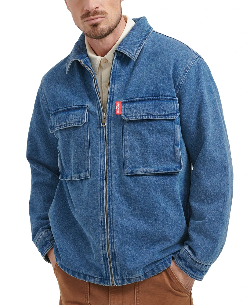 Levi's Men's Workwear Cotton Denim Shirt Jacket