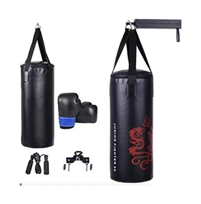 Slickblue 5 Pieces Filled Punching Boxing Set with Jump Rope and Gloves