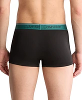 Calvin Klein Men's 3-Pack Microfiber Stretch Low-Rise Trunk Underwear