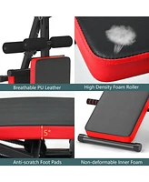 Skonyon Adjustable Sit Up Bench with Lcd Monitor