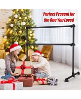 Skonyon 4 Feet Double Ballet Barre Bar with Adjustable Height
