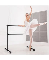 Skonyon 4 Feet Double Ballet Barre Bar with Adjustable Height