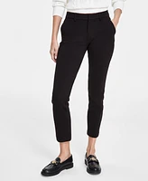 Tommy Hilfiger Women's Th Flex Straight-Leg Ankle Ponte Pants