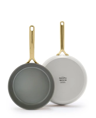 GreenPan GP5 Champagne Healthy Ceramic Nonstick Frypan, Set of 2