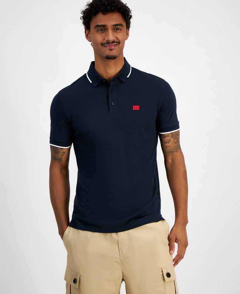 Hugo Boss Men's Slim Fit Tipped Short Sleeve Polo Shirt