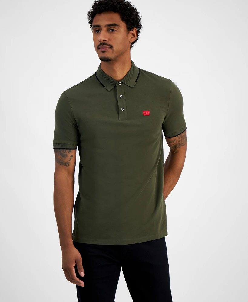 Hugo Boss Men's Slim Fit Tipped Short Sleeve Polo Shirt