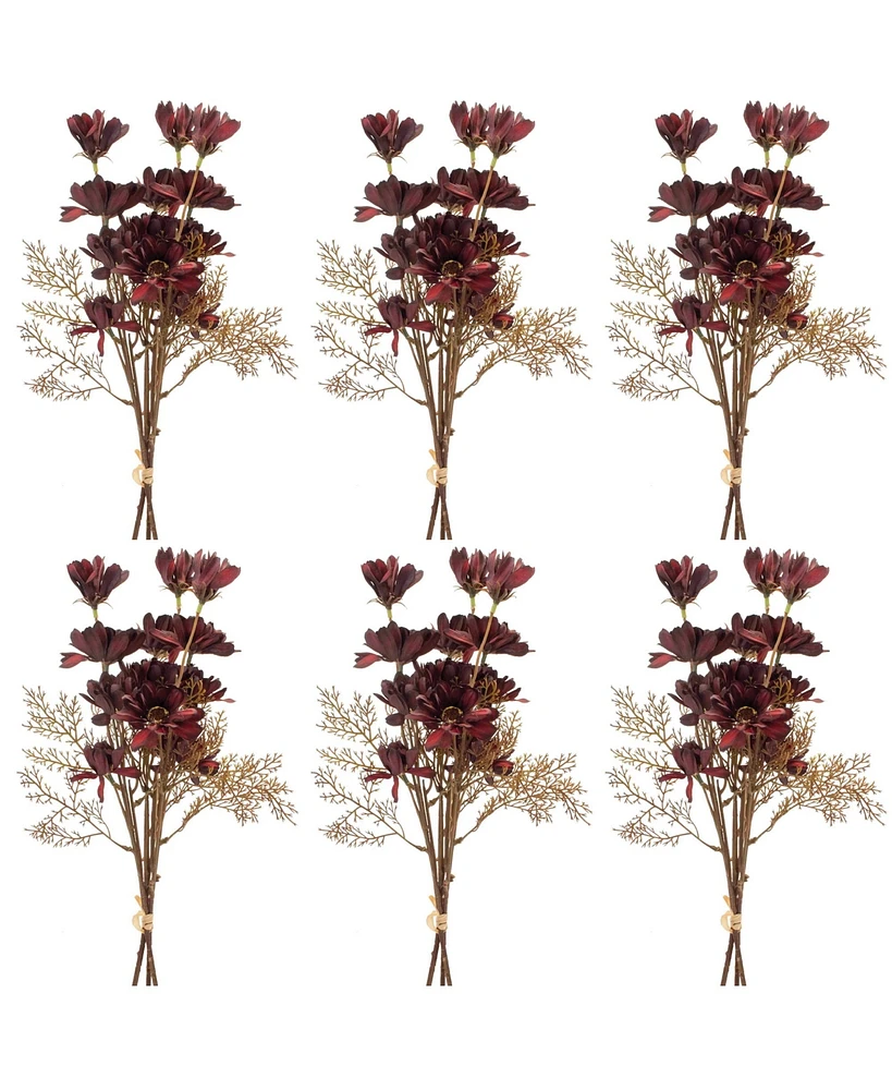 Slickblue Set of 6 Flower Bundles – Perfect for Diy Crafts and Seasonal Arrangements