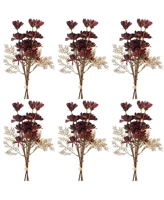 Slickblue Set of 6 Flower Bundles – Perfect for Diy Crafts and Seasonal Arrangements