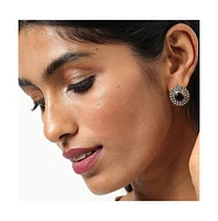 Sohi Women's Circular Stud Earrings