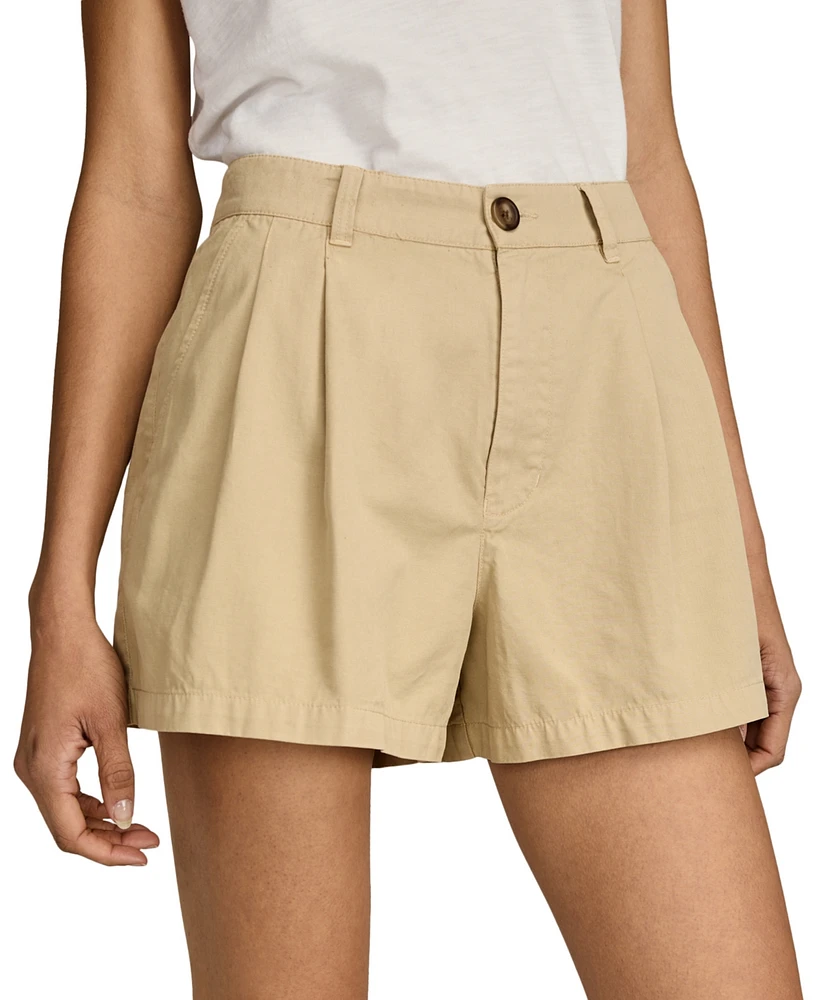 Lucky Brand Women's Rumpled Wide-Leg Chino Shorts