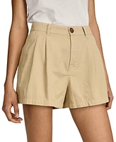 Lucky Brand Women's Rumpled Wide-Leg Chino Shorts