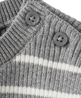 Little Planet by Carter's Baby Organic Cotton Rib Sweater Knit Striped Pullover & Pants, 2 Piece Set