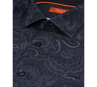 Tallia Men's Slim-Fit Paisley Dress Shirt