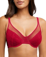 Bali Women's One Smooth U Lace Minimizer Bra DF3386