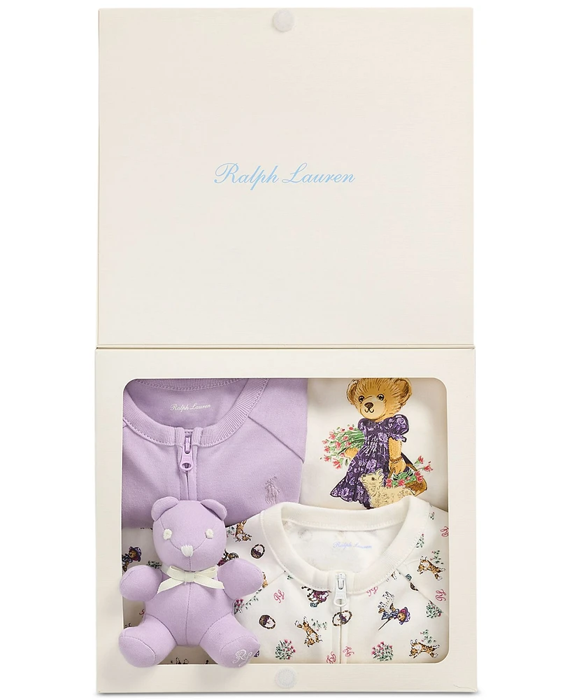 Polo Ralph Lauren Baby Girls Bear Gift Set