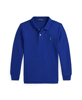 Polo Ralph Lauren Toddler and Little Boys Cotton Mesh Long-Sleeve Shirt