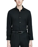 Perry Ellis Men's Modern-Fit Lux Twill Solid Dress Shirt