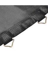 Yescom Trampoline Replacement Mat W/96V-Ring For 15" Trampoline Frame 7" Spring , Uv Resistant 8 Row Stitch Jumping Mat