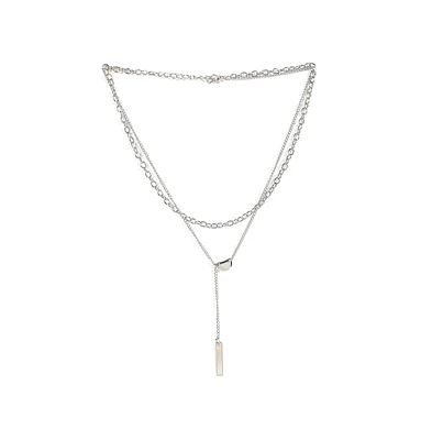 Sohi Women's Bean Layered Necklace