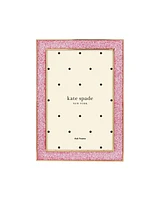 kate spade new york Sitting Pretty Pink Glitter Frame, 4"x 6"