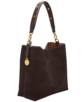 Fossil Jessie Suede Bucket Shoulder Bag