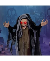 Life Size Animatronic Witch with Pre-Recorded Phrases