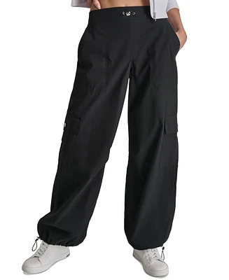 Dkny Sport Women's Cargo Bungee-Hem Pants