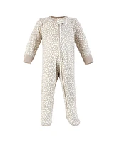 Hudson Baby Girls Cotton Sleep and Play