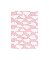 Hudson Baby Infant Girl Cotton Flannel Burp Cloths, Girl New Elephant 4-Pack, One Size