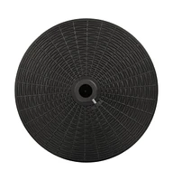 vidaXL Parasol Base Black Round 55.1 lbs