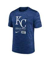 Nike Men's Royal Kansas City Royals Large Logo Velocity T-Shirt