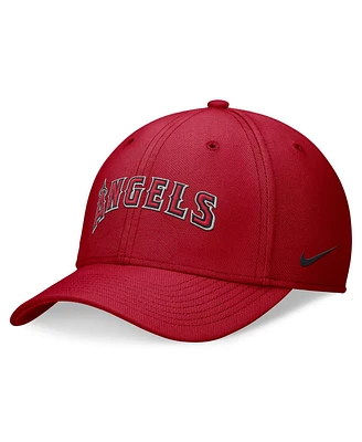 Nike Men's Red Los Angeles Angels Primetime Performance SwooshFlex Hat