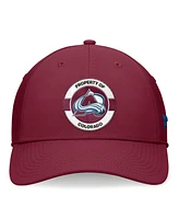 Fanatics Men's Burgundy Colorado Avalanche Authentic Pro Training Camp Flex Hat