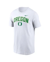 Nike Men's White Oregon Ducks Blitz 2-Hit T-Shirt