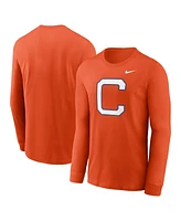 Nike Men's Orange Clemson Tigers Alternate Logo Long Sleeve T-Shirt