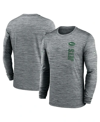 Nike Men's New York Jets 2024 Sideline Velocity Performance Long Sleeve T-Shirt