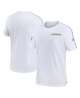 Nike Men's White Los Angeles Chargers 2024 Sideline Coach Uv Performance T-Shirt