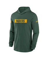 Nike Men's Green Green Bay Packers Sideline Hoodie Performance Long Sleeve T-Shirt