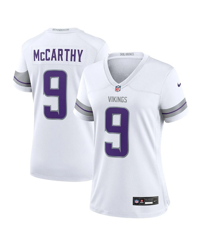 Nike Women's J.j. McCarthy White Minnesota Vikings Alternate Game Player Jersey