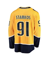 Fanatics Men's Steven Stamkos Gold Nashville Predators Home Premier Breakaway Player Jersey