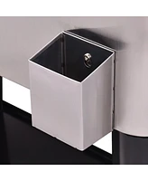 Skonyon 80 Quart Patio Rolling Stainless Steel Ice Beverage Cooler