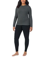 Cuddl Duds Plus Softwear Long-Sleeve Crewneck Top