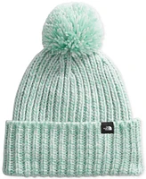 The North Face Big Kids Cozy Chunky-Knit Fleece-Lined Pom-Pom Beanie