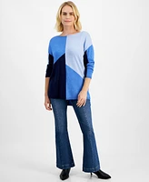 I.n.c. International Concepts Petite Colorblocked Sweater